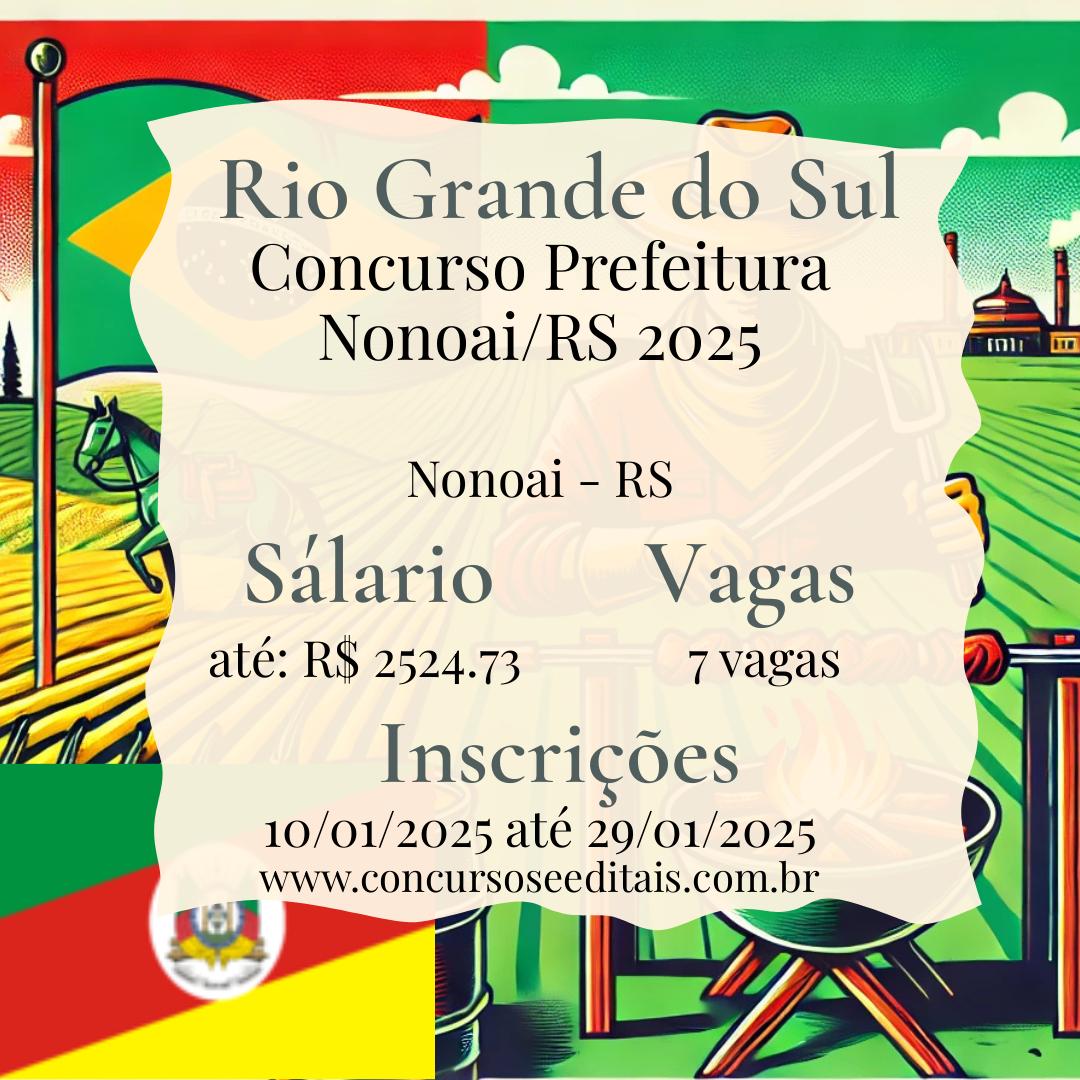 Concurso Público em Nonoai-RS: 7 Vagas Abertas!