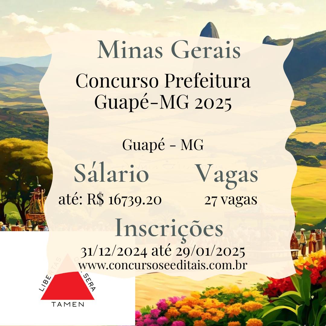 Imagem ilustrativa do concurso guapé