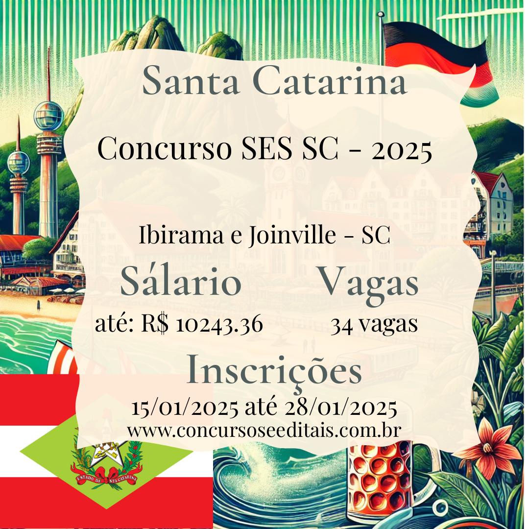 ✨ Ótima notícia! Vagas abertas na Saúde de Santa Catarina! ✨