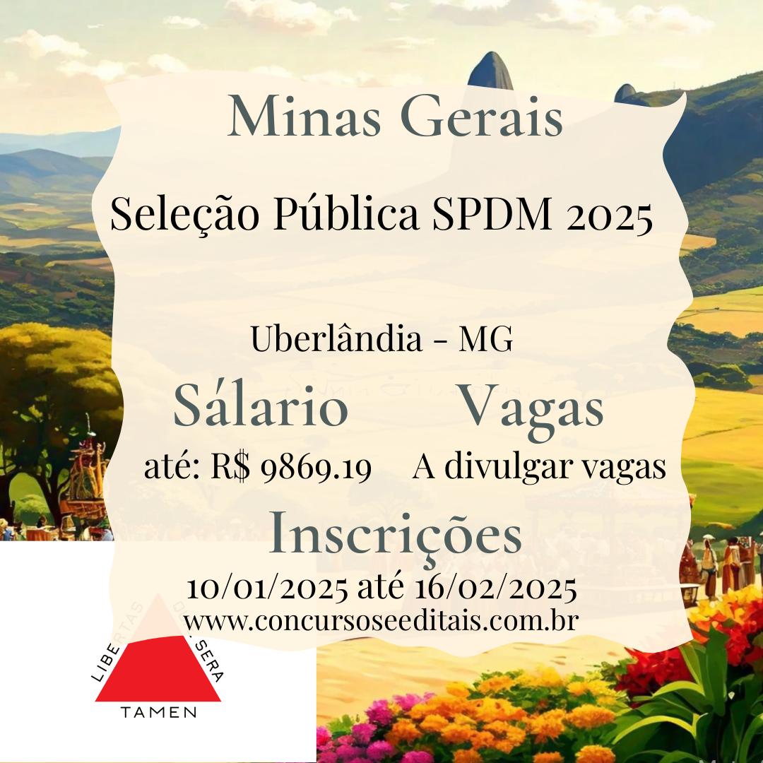Concurso SPDM em Uberlândia-MG com ótimas vagas!