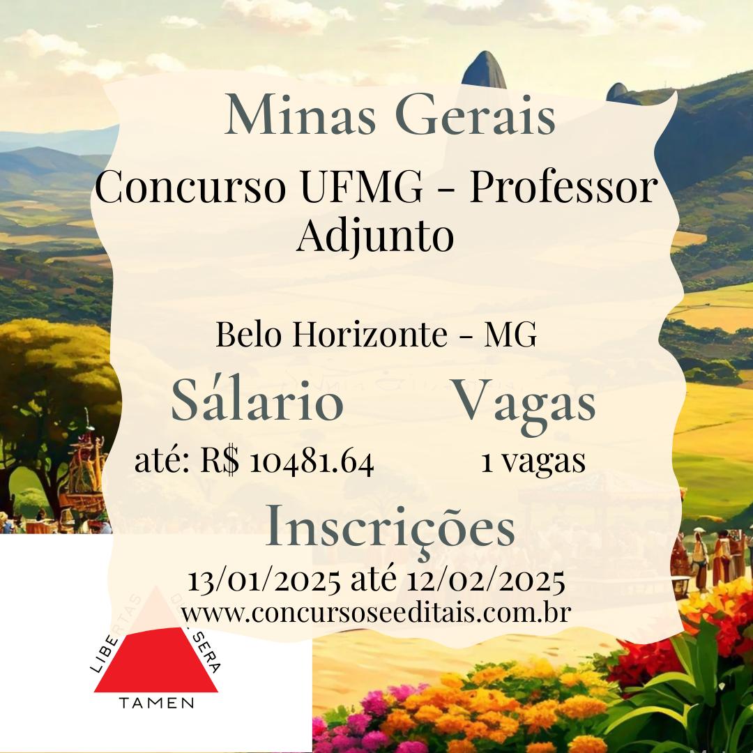 Concurso UFMG para Professores de Publicidade!