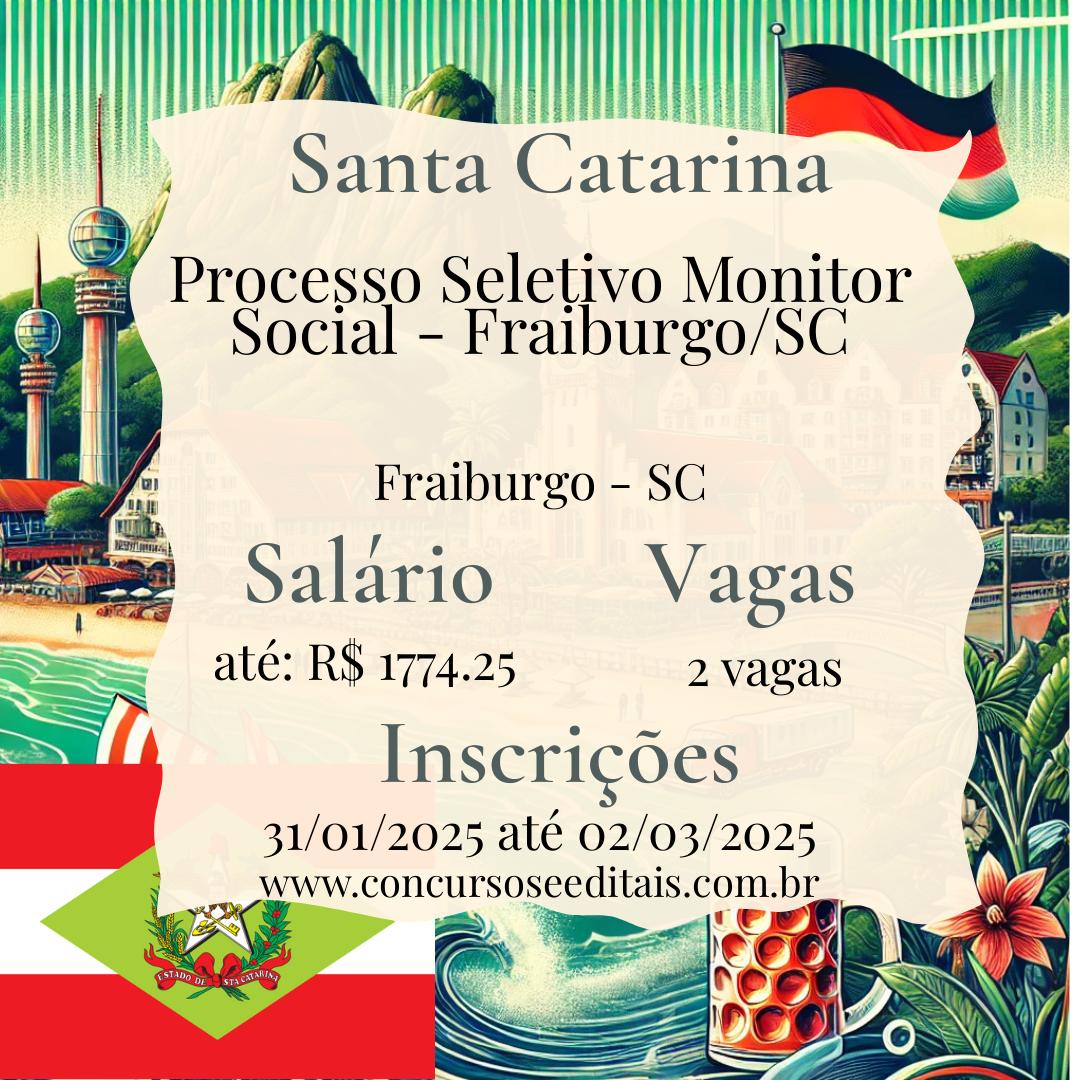 Trabalhe como Monitor Social em Fraiburgo – SC!