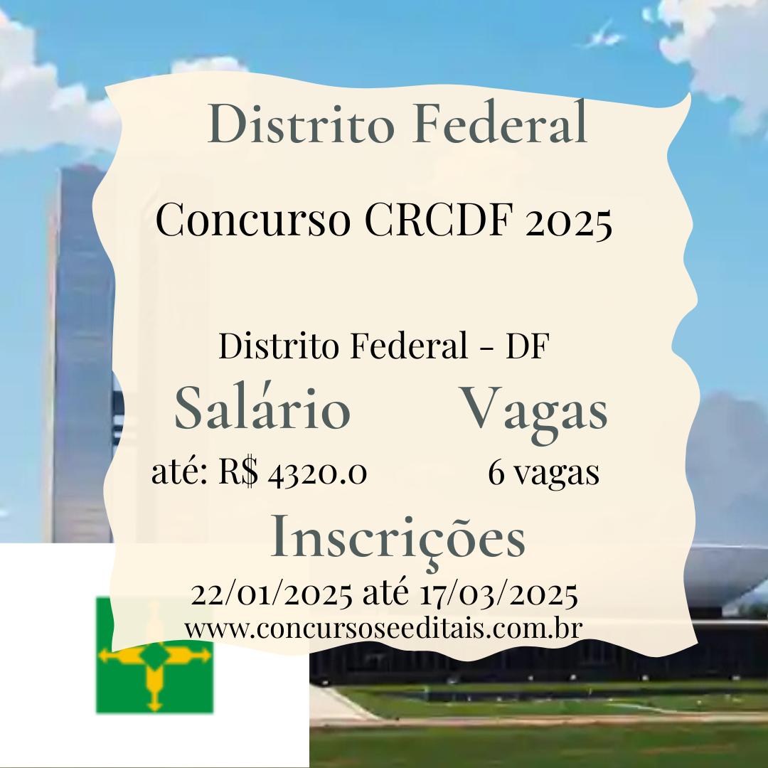 Concurso CRCDF: Uma Oportunidade Imperdível!